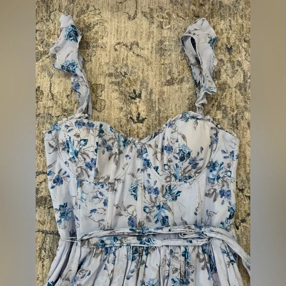 Altar'd State Light Blue Floral Dress - Picture 5 of 9